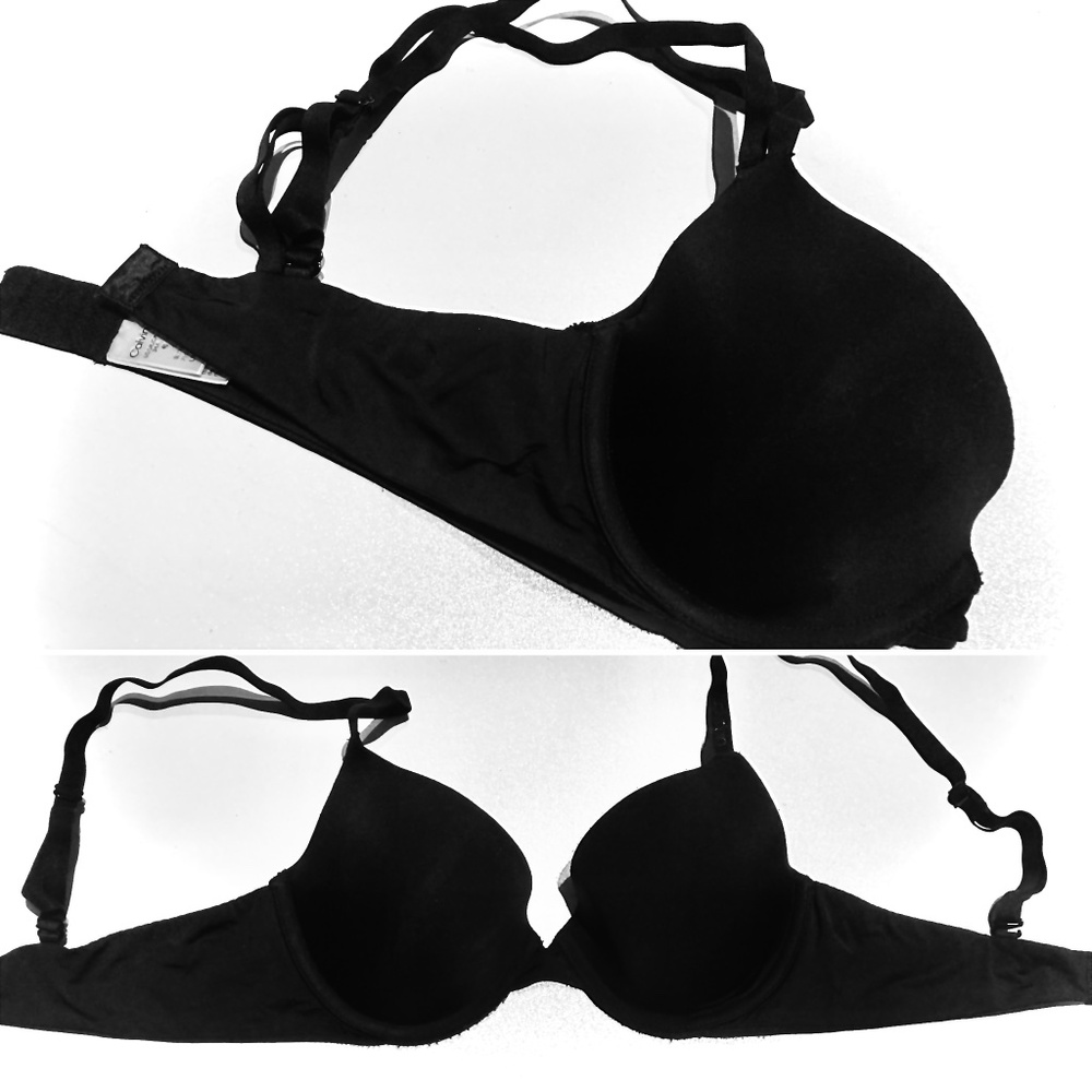 Calvin Klein Black T-Shirt Bra